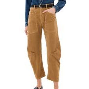 Nili Lotan Shon Corduroy Pant -Eagle Eye 8 NWT Cord Barrel Bow Leg